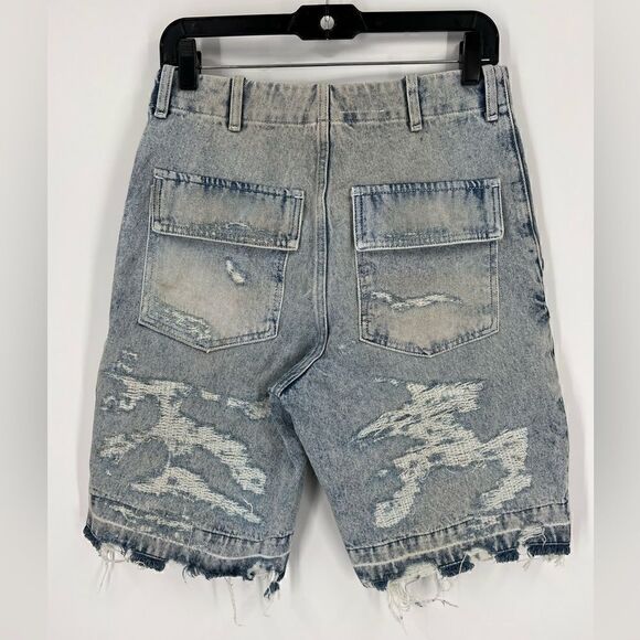 Givenchy Cargo Bermuda Shorts in Denim Waist 27 - Picture 7 of 12